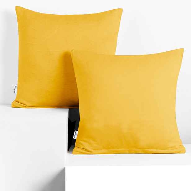 Sada 2 povlaků na polštář Decoking Terro oranžová, velikost 80x80*2