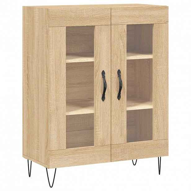 vidaXL Servírovací skříň dub sonoma 69,5 x 34 x 90 cm Kompozitní dřevo