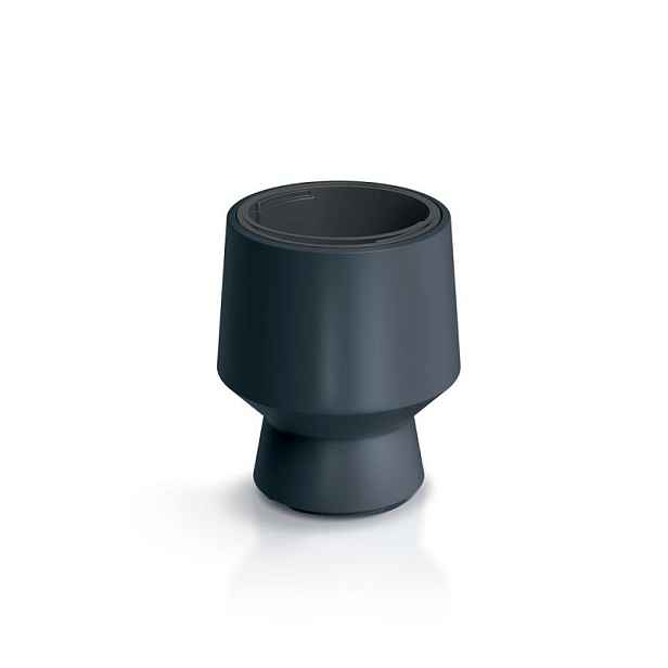 Prosperplast Květináč HEOSO antracit, varianta 34,3 cm