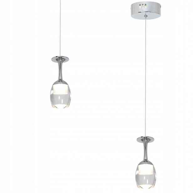 Závěsná lampa Milagro Coppa ML436 Led 5W 350lm 4000K Chrom Nastavitelná