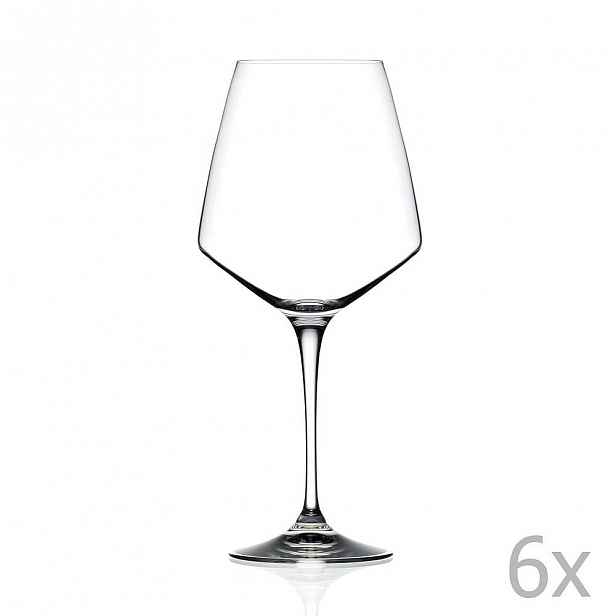 Sada 6 sklenic na víno RCR Cristalleria Italiana Alberta, 790 ml