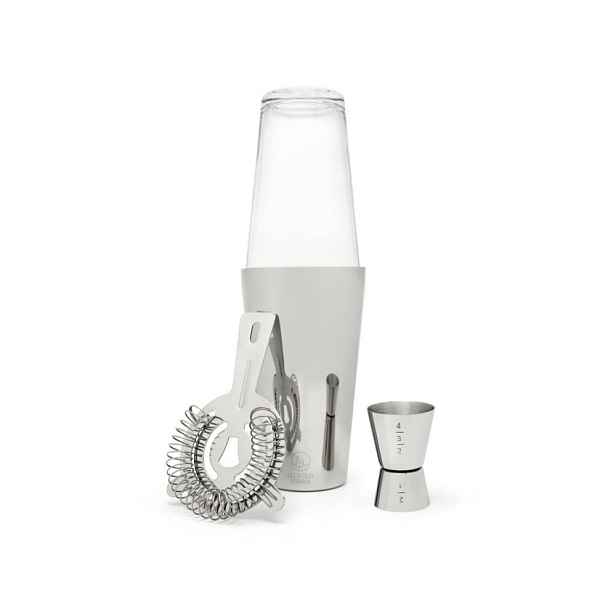 Set na přípravu koktejlů z nerezové oceli Boston - Leopold Vienna