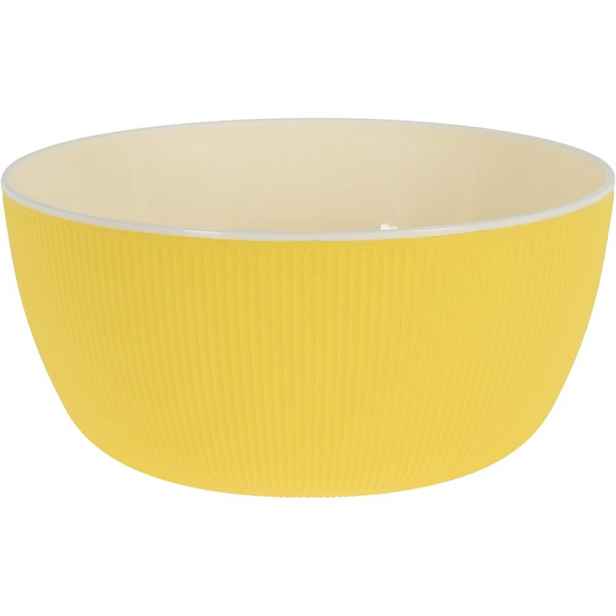 EXCELLENT HOUSEWARE Plastová mísa pr. 24 cm žlutá KO-030001720zlut