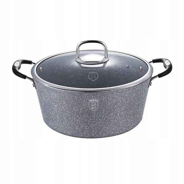 Hrnec tradiční Berlinger Haus Grey Stone Touch 6,1L BH-1153