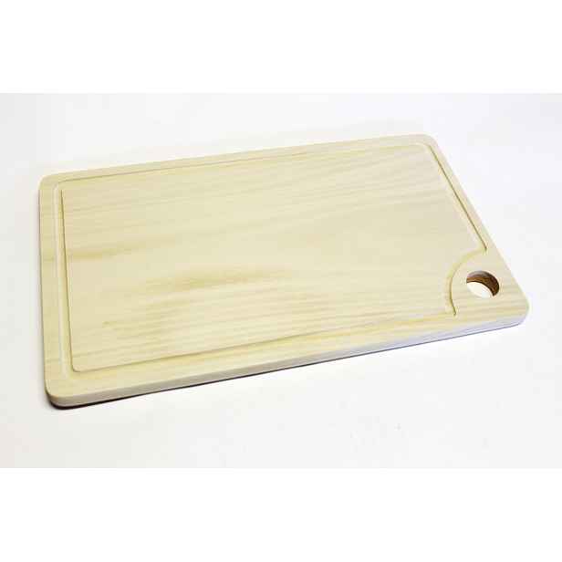 PROHOME - Prkénko kuchyňské s drážkou 43x25x1,9cm