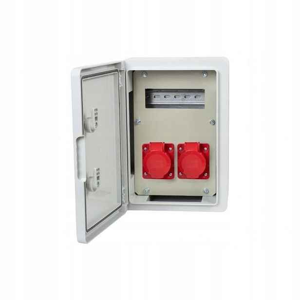 Stavební rozvaděč RB-250 8M 2x16A/5P, IP65