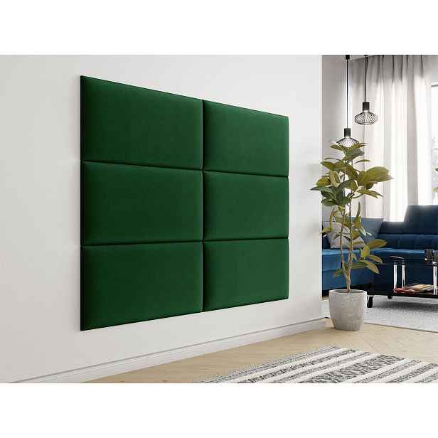 Čalouněný panel na zeď 84x42 PAG - zelený