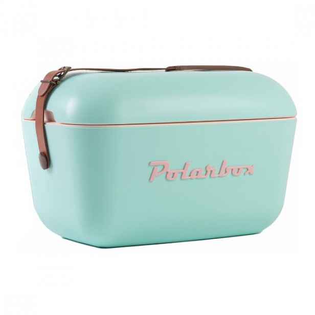 Chladicí box, 20L, "Classic", Cyan - Baby Rose - Polarbox