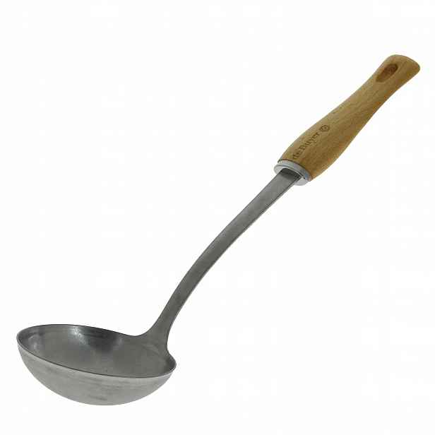 De Buyer B Bois – naběračka 34 cm, nerezová ocel a buk