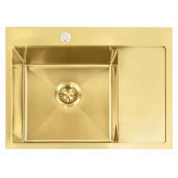 Dřez Fin Brush Gold