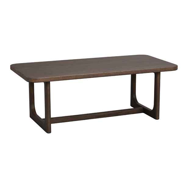 Konferenční stolek s deskou v dubovém dekoru v tmavě přírodní barvě 50x103 cm Driscoll – Rowico