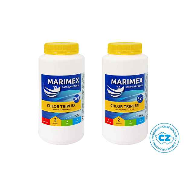 Marimex | Marimex Chlor Triplex 1,6 kg - 2 ks | 19900063