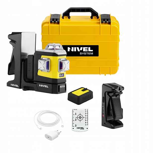 Nivel System CLx3V Motor – motorizovaný multilaser s fialovým paprskem