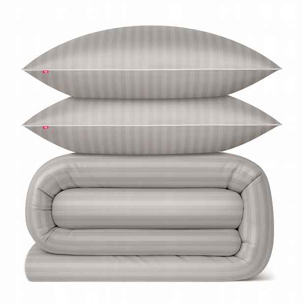 Povlečení Damašek 200x220 2 Povlaky 70x80 Sada Povlečení 100% Bavlna