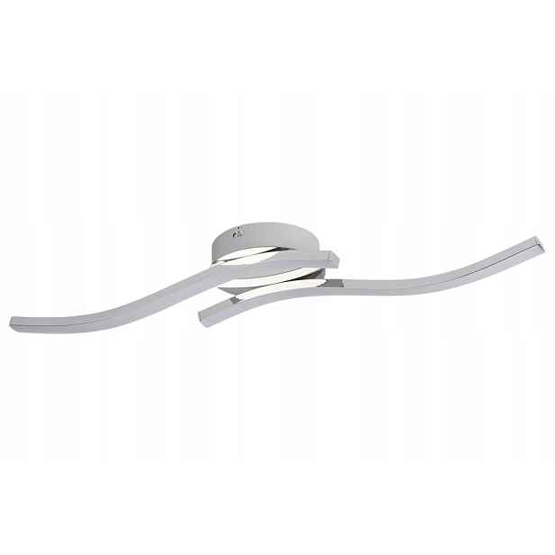 stropní svítidlo Led dvojitá, chrom, moderní, vlnitá, 56 cm 3500K Reality