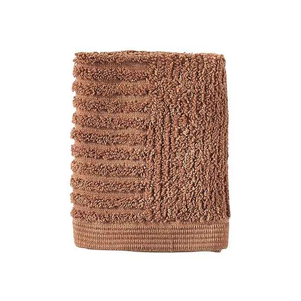 Froté bavlněný ručník v terakotové barvě 30x30 cm Classic – Zone