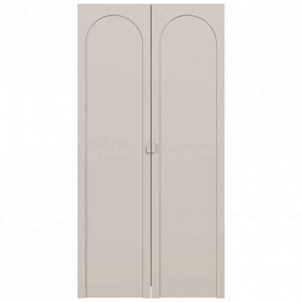 Selsey ŠATNÍ skříň Arkadia kašmírově šedá, 2dveřová, 100 cm