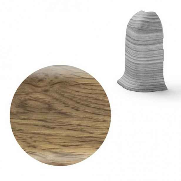 Vnější roh k soklu Naturel dub Argos , PVC délka 0,5 cm, výška hrany 56 mm, NATNGTZE3