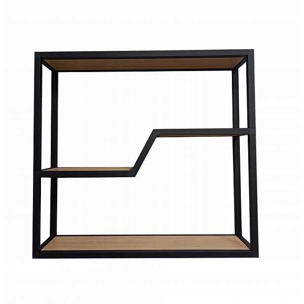 Závěsná nástěnná police Fala-i loft 70x20x65 cm Dub, možnost Alu Cube