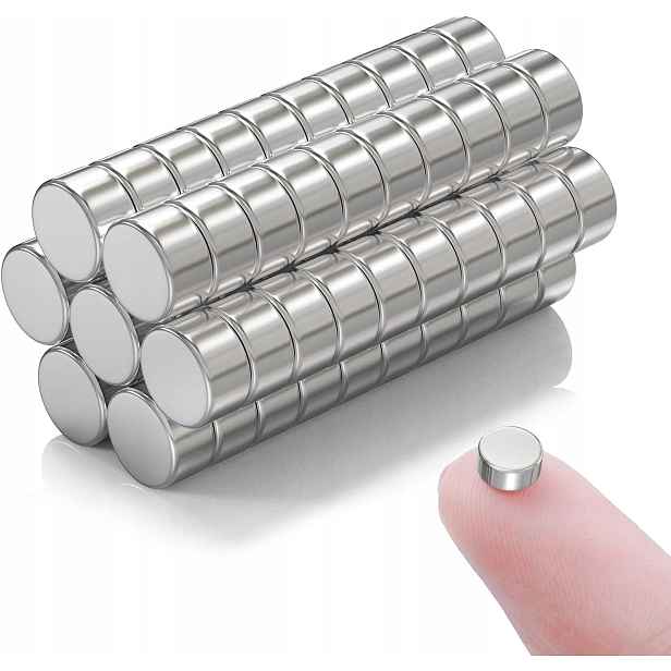 100X Kulaté Mini Magnety Magnetů Na Ledničku Tabule Silné Malé Neodymové