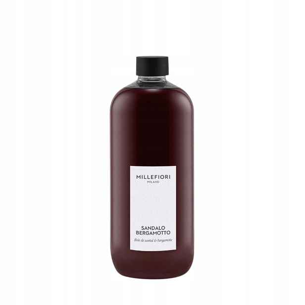 Millefiori Milano doplňovač tyčinek 500 ml Sandalo Bergamotto
