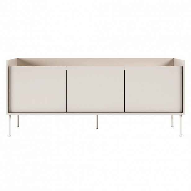 Selsey TV stolek Tovi Kašmírově šedý / Dekor dub 140/58/36 cm