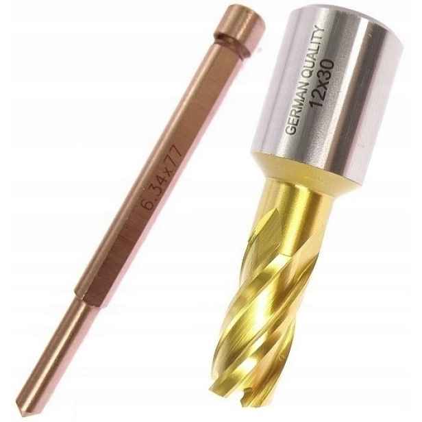 Vrták Trepanační Fréza 12 mm 12 x 30 mm Hss Hsstin Pilot