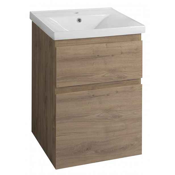 Aqualine Altair - Umyvadlová skříňka 52x73x45 cm, dub emporio AI355