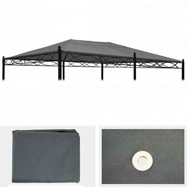 MCW NÁHRADNÍ STŘECHA PERGOLA CALPE Šedá