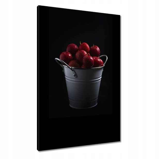 Obrazy 60x90 Červená jablka v kbelíku