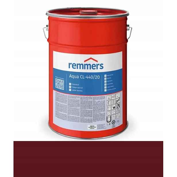 Remmers CL-440/20 Mat barva krycí lak Mdf 2,5L Hluboká červená