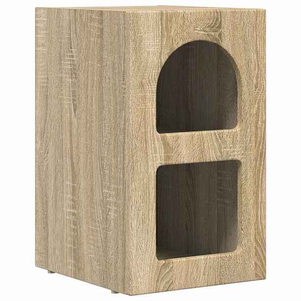 vidaXL Noční stolek ELST Sonoma dub 29,5 x 33,5 x 50 cm