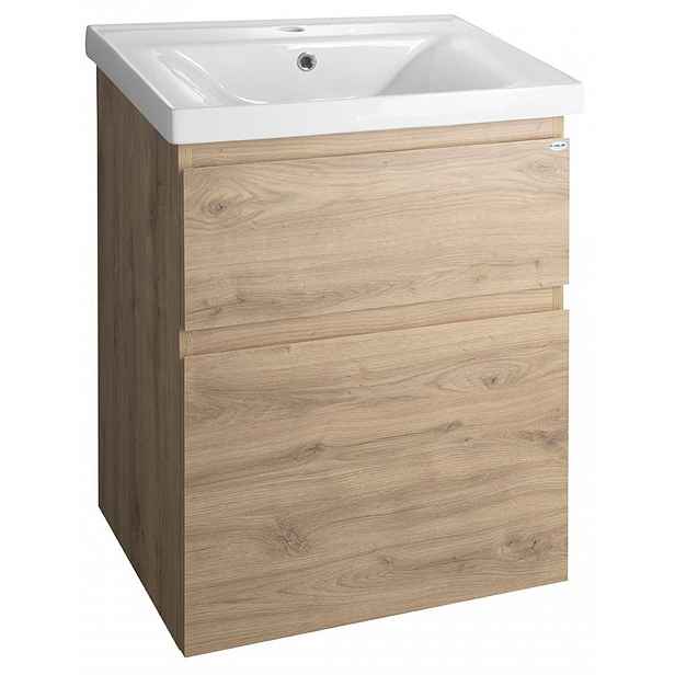 Aqualine Altair - Umyvadlová skříňka 57x73x45 cm, dub emporio AI360