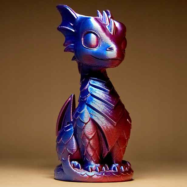 Drak Roztomilá figurka Dekorace Soška 20 cm Dárek 3D tisk