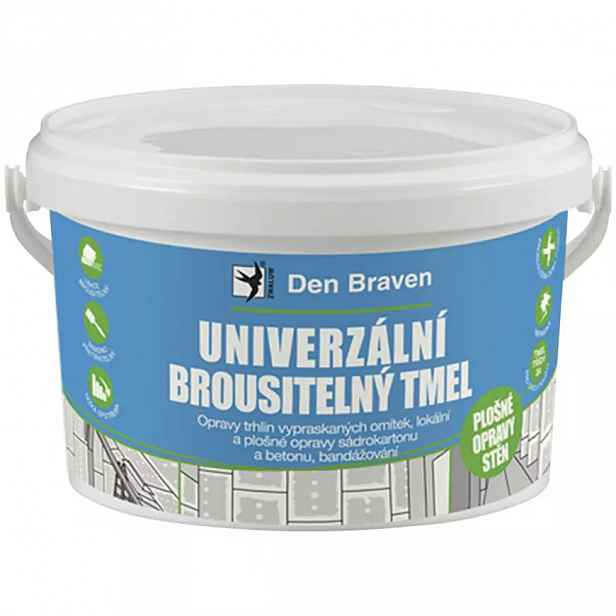 Univerzální brousitelný tmel Den Braven 1,5 kg