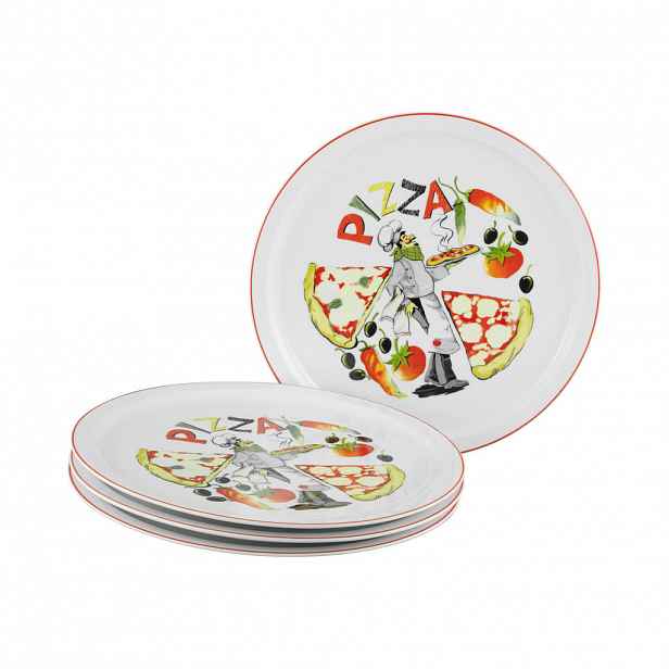 Creatable SADA TALÍŘŮ NA PIZZU, keramika, 30 cm
