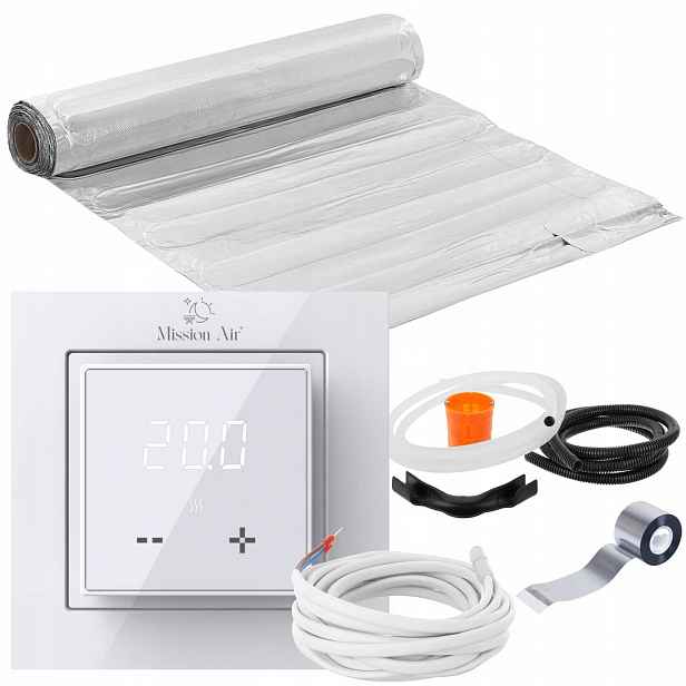 Set Vyhřívací Podložka topná Mission Air pod panely MAL-160W/m² 1m² LCD