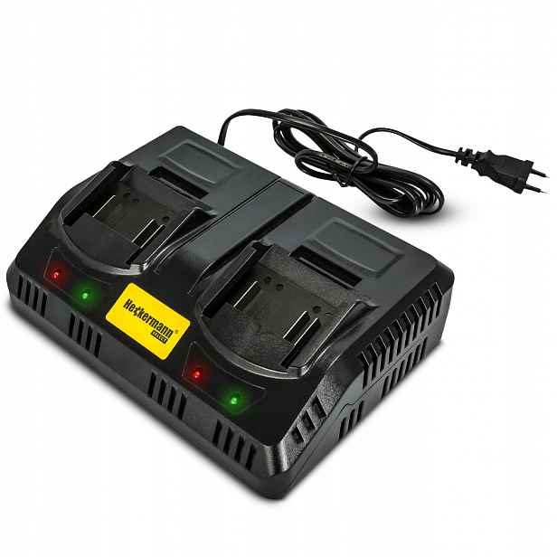 Dvojitá Nabíječka Pro Akumulátory Heckermann Select 20V 2.2A AVC20-22x2