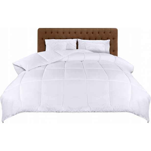 Utopia Bedding Celoroční přikrývka 220 x 240 cm Mikrovlákno Bílá