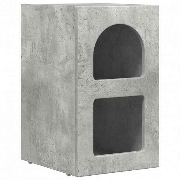 vidaXL Noční stolek ELST Betonově šedá 29,5 x 33,5 x 50 cm