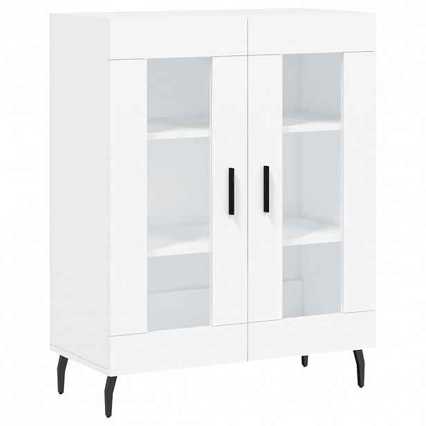 vidaXL Příborník bílý 69,5 x 34 x 90 cm kompozitní dřevo