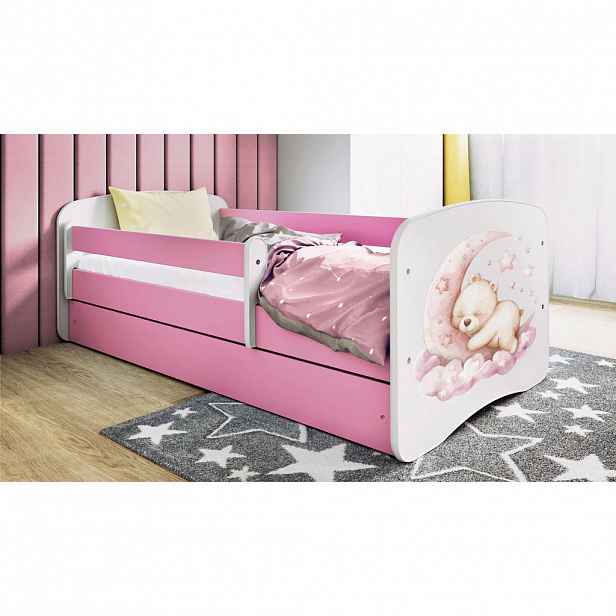 MID.YOU POSTEL PRO DĚTI A MLÁDEŽ 80/160 cm, bílá, pink