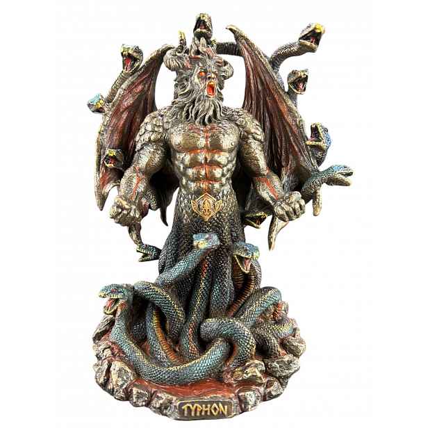 Řecký obří figurka Tyfon, syn Gaie a Tartaru Veronese WU78552A4
