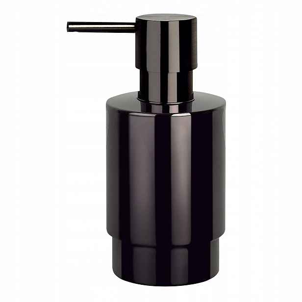 Spirella dávkovač mýdla Nyo, černý, ocel, 200 ml