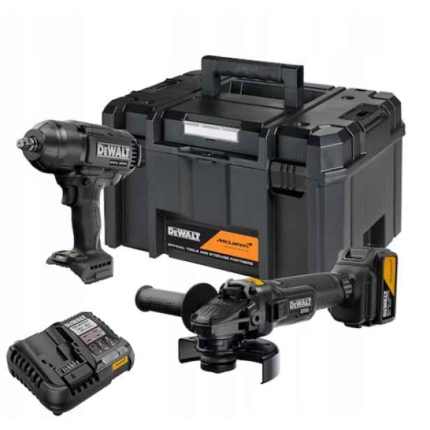 Dewalt Mclaren Sada 18V Rázový Utahovák DCF99 Úhlová Bruska DCG45 1X5Ah