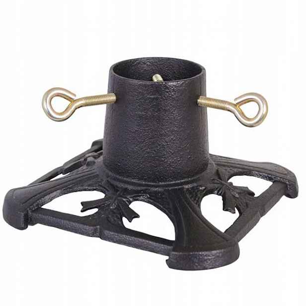 Stojan Na Vánoční Stromek Malý 20x20 cm litinový stabilní černý vánoční stromek