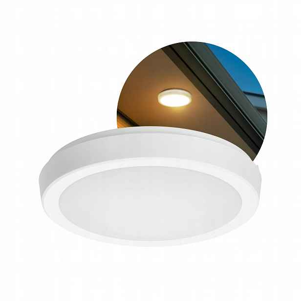 stropní svítidlo Led 18W Bílé Kulaté Cct Nastavitelná barva Povrchová montáž