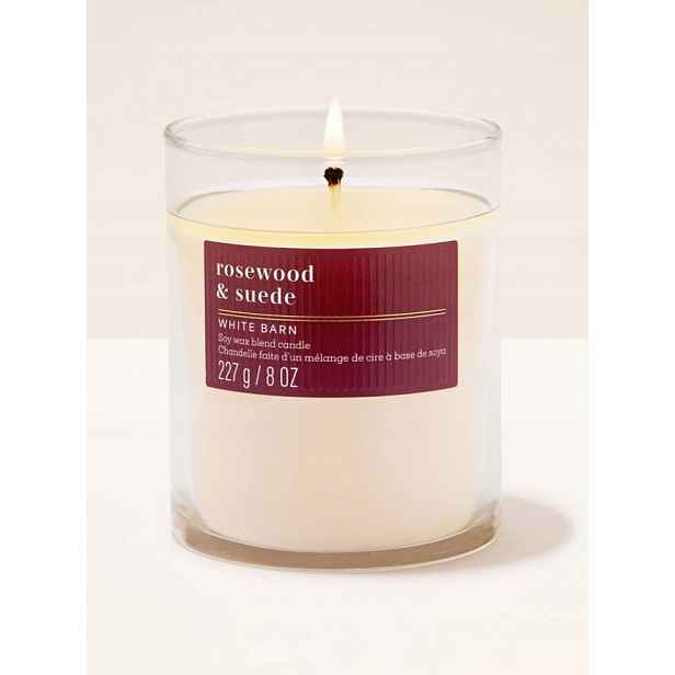 Vonná svíčka Rosewood&Suede Bath & Body Works 227 g