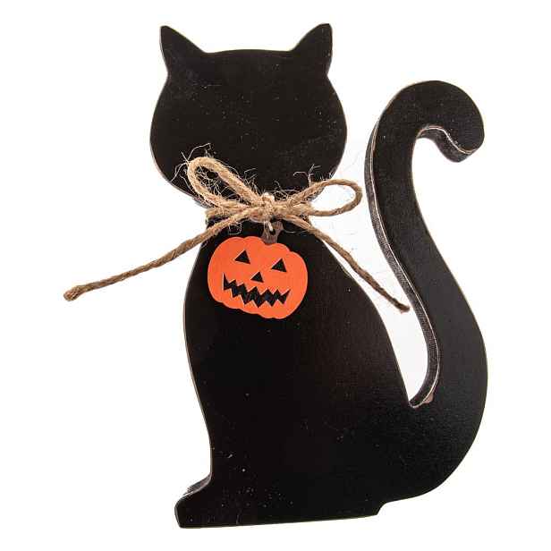 Dřevěná soška (výška 15,5 cm) Happy Halloween – Dakls