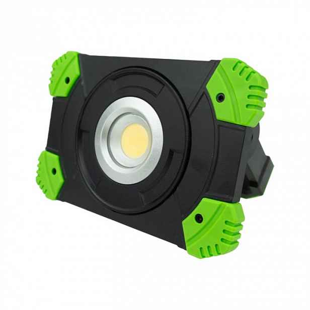 Halogenový Led reflektor Stavební akumulátorový 20W 5000K Přenosný kabel